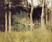 Berthe Morisot Village oil on canvas